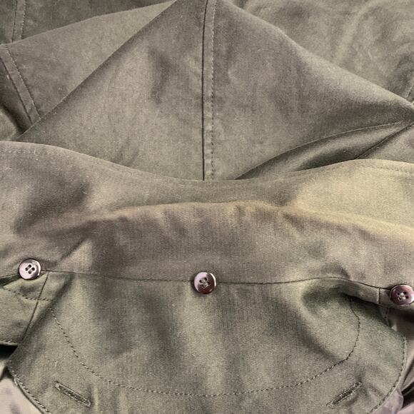 TAKEO KIKUCHI Size L Black Cotton Zip Up Coat - Picture 11 of 11